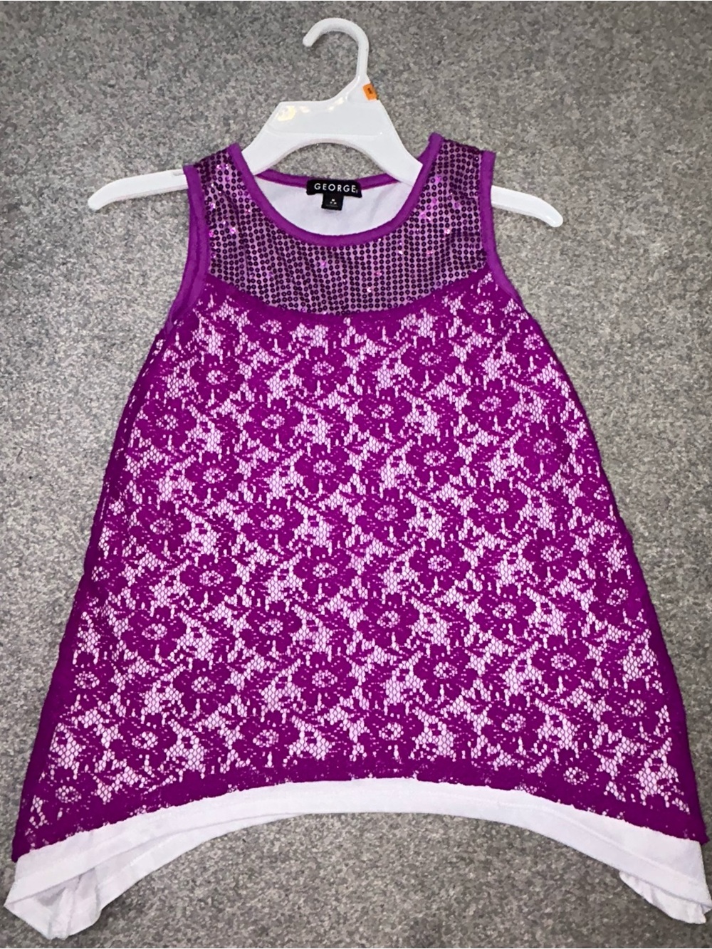 Girls Purple Sequin Shirt - Sequin Shirt - Purple Shirt